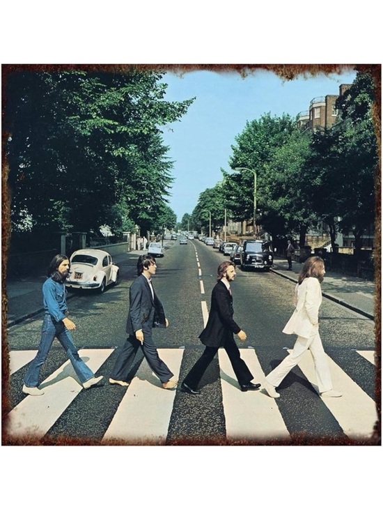 Vandor Other - The Beatles Abbey Road Metal Sign | Vandor | Iconic Album
Art Decor